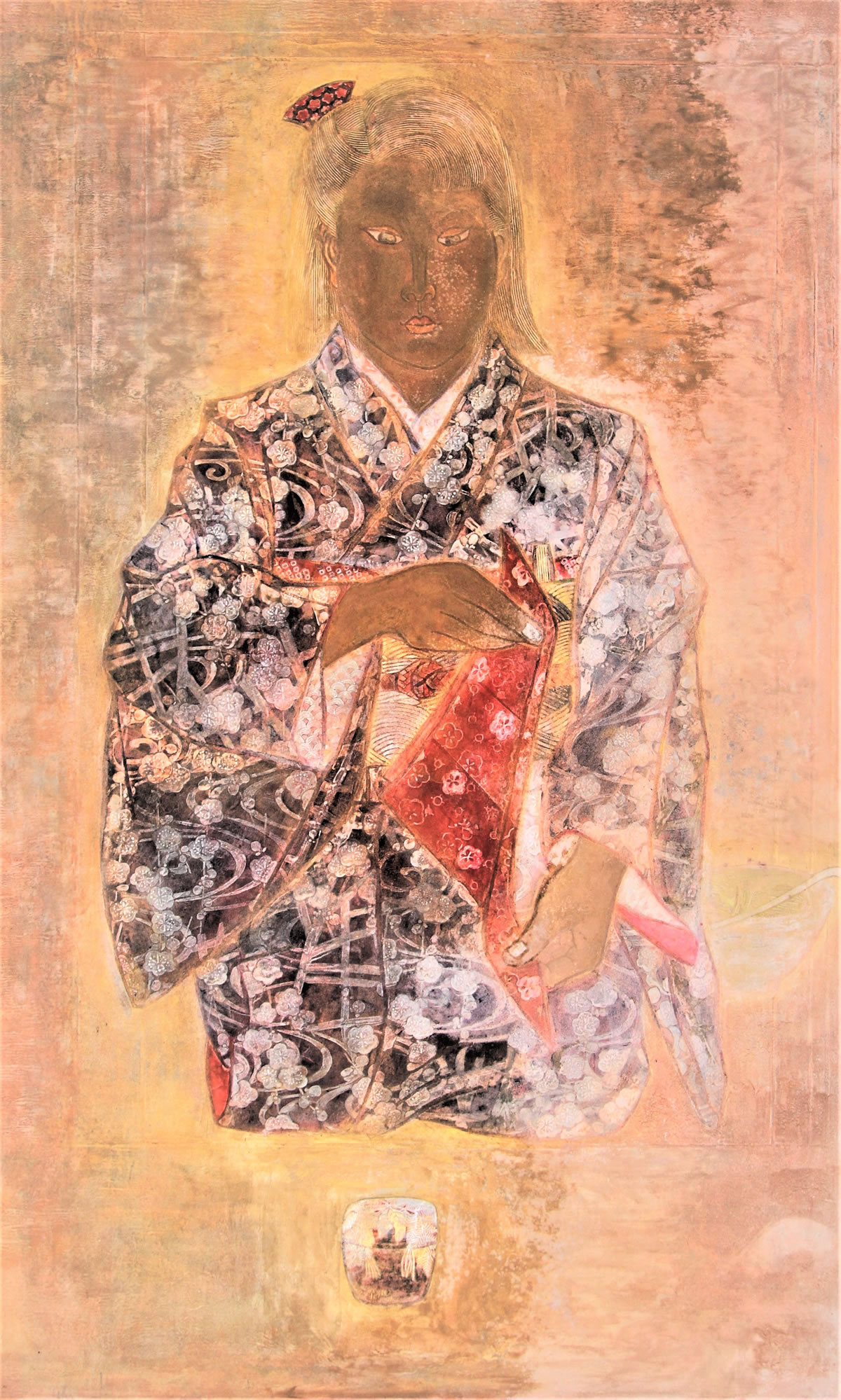 日本画家 新井まち子 作品集「人物」Machiko Arai Gallery6